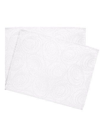 Lot de 2 sets table 35x45 Jacquard SPIRALE