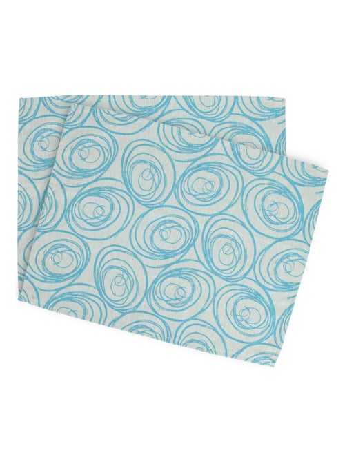 Lot de 2 sets table 35x45 Jacquard SPIRALE - Kiabi