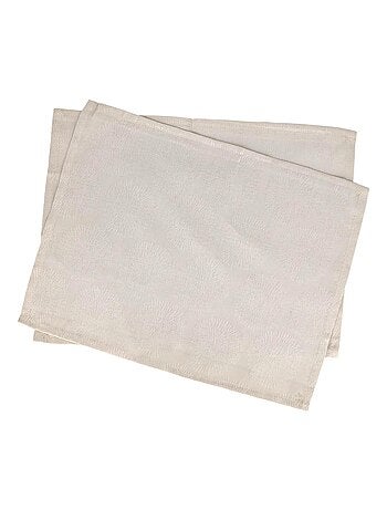Lot de 2 sets table coton HÉLIOS