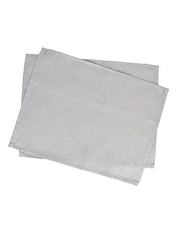 Lot de 2 sets table coton HÉLIOS