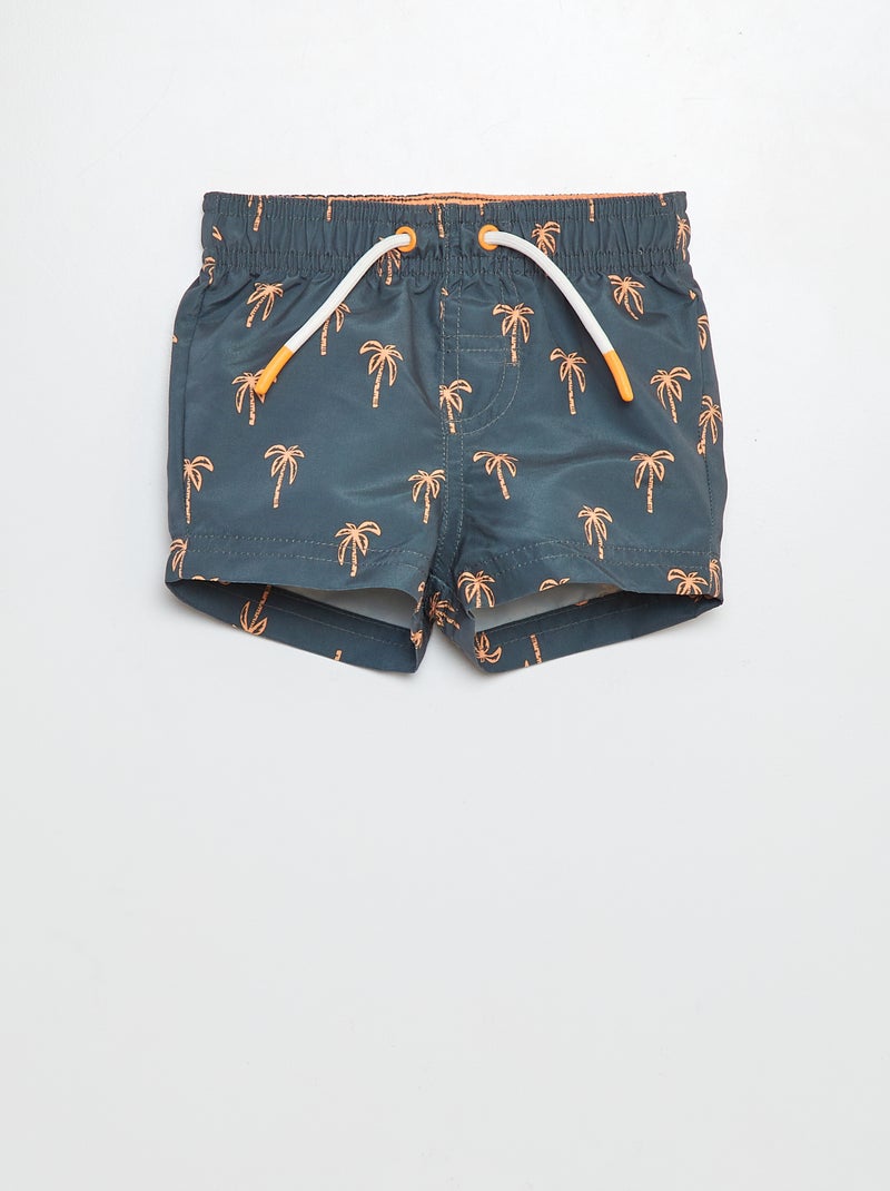 Lot de 2 short de bain fantaisie VERT - Kiabi
