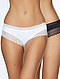     Lot de 2 shorties coton 'DIM' bords dentelle vue 1
