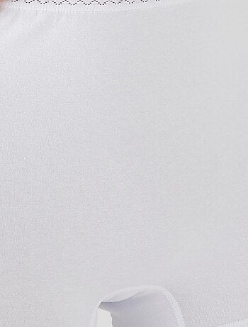 Lot de 2 shorties coton stretch - Damart