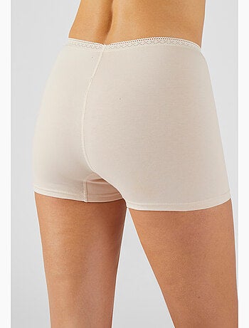 Lot de 2 shorties coton stretch - Damart