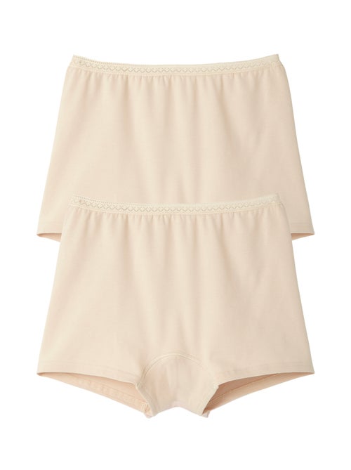 Lot de 2 shorties coton stretch - Damart - Kiabi