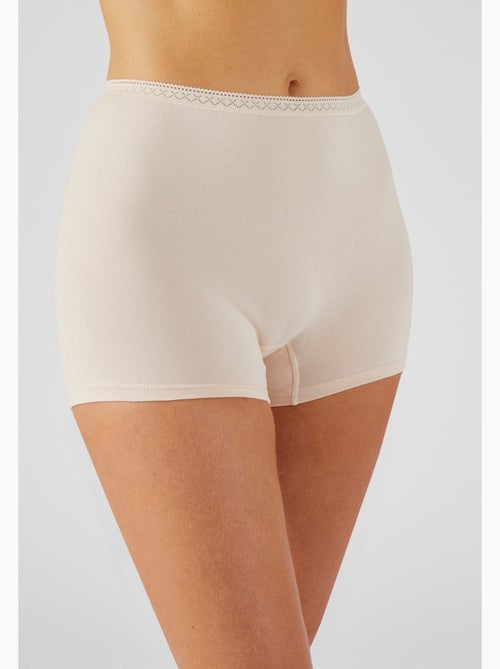 Lot de 2 shorties coton stretch - Damart - Kiabi