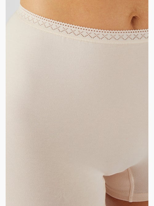Lot de 2 shorties coton stretch - Damart - Kiabi