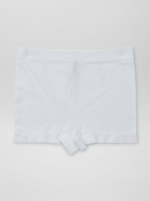 Lot de 2 shorties en maille côtelée - Kiabi