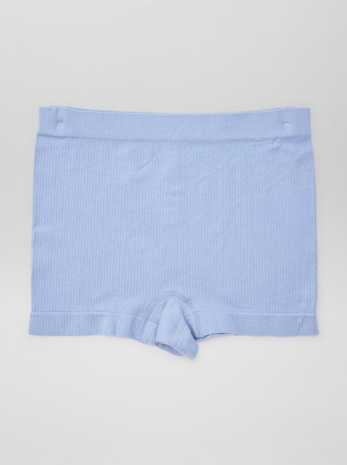 Lot de 2 shorties en maille côtelée - Kiabi