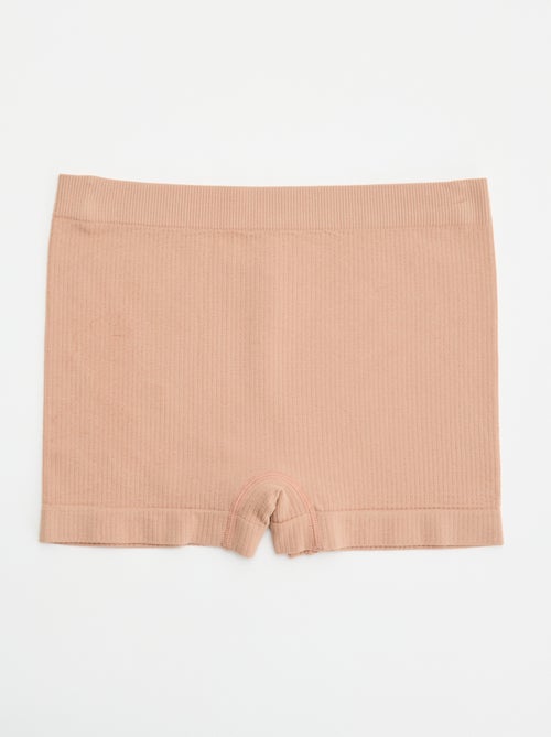 Lot de 2 shorties en maille côtelée - Kiabi