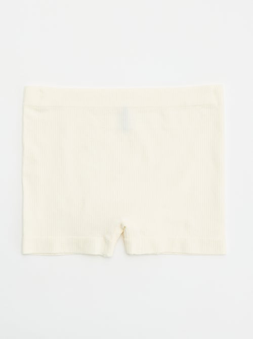 Lot de 2 shorties en maille côtelée - Kiabi