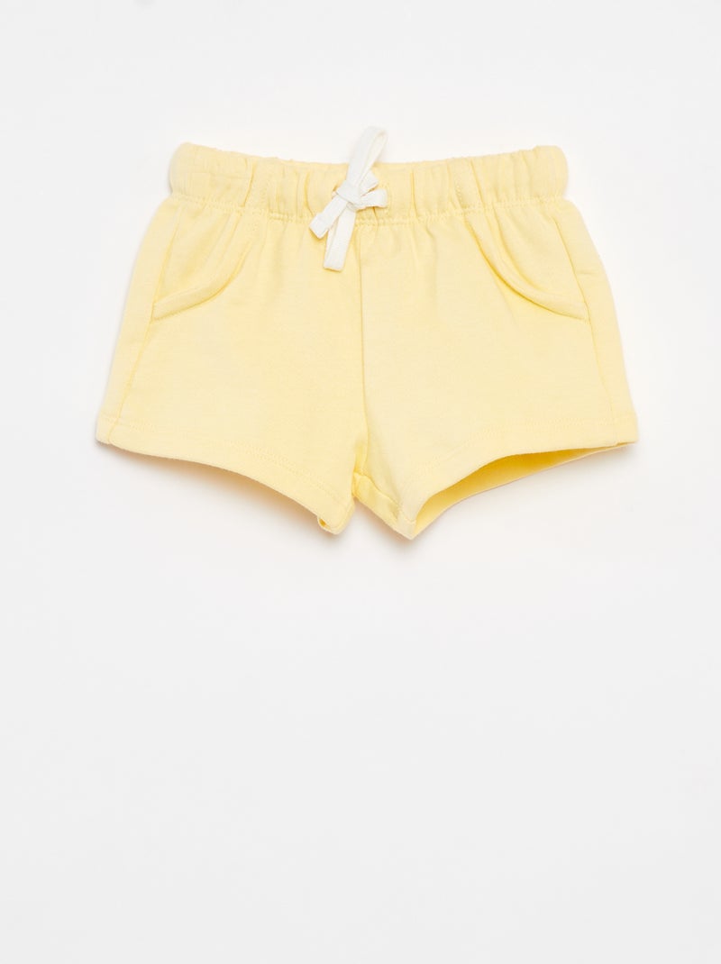Lot de 2 shorts avec cordons BLANC - Kiabi