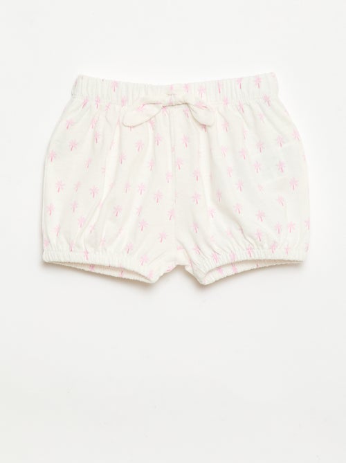 Lot de 2 shorts avec nœuds fantaisie - Kiabi
