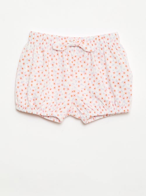 Lot de 2 shorts avec nœuds fantaisie - Kiabi