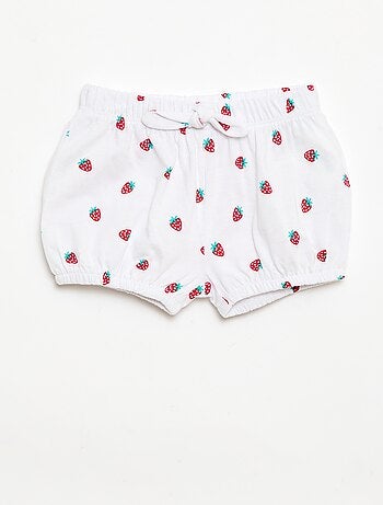 Lot de 2 shorts avec nœuds fantaisie