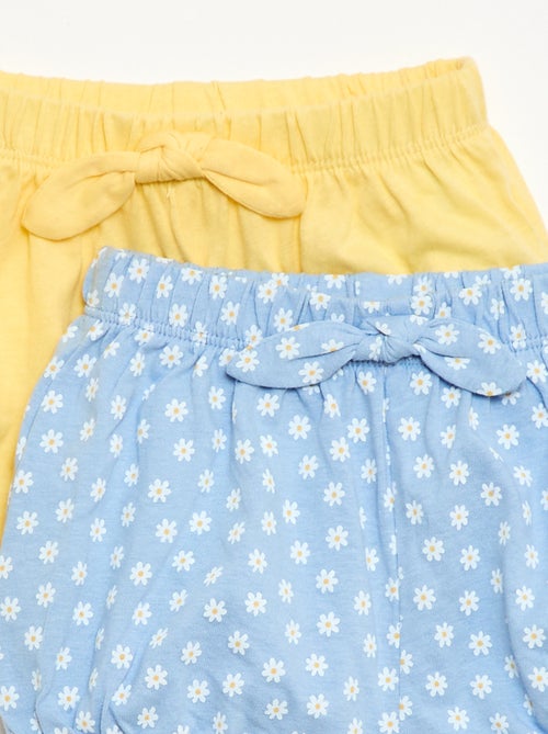Lot de 2 shorts avec nœuds fantaisie - Kiabi