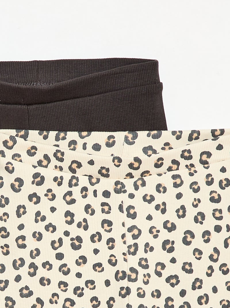 Lot de 2 shorts cyclistes Beige - Kiabi