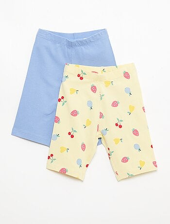 Lot de 2 shorts cyclistes