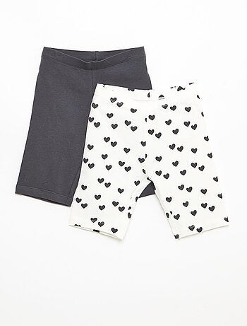 Lot de 2 shorts cyclistes