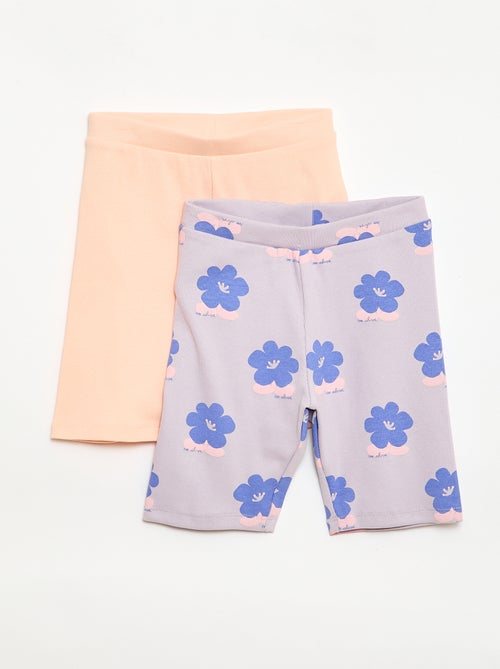 Lot de 2 shorts cyclistes - Kiabi