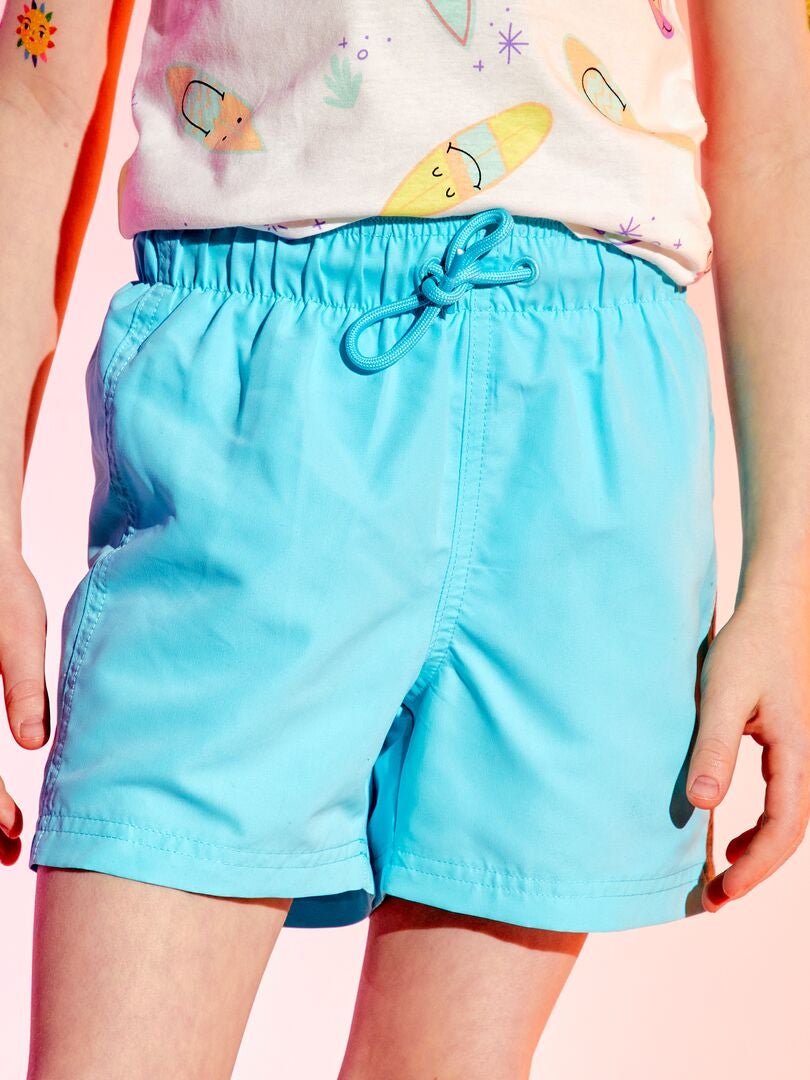 Short De Bain GAP Bleu Motif Surf & Requins - Taille S Garçons (6-7 Ans), Occasion Propre