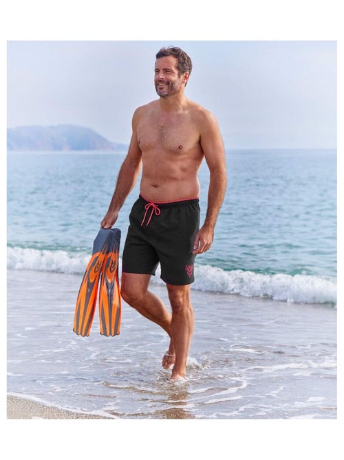 Lot de 2 Shorts de Bain Microfibre   - ATLAS FOR MEN - Kiabi