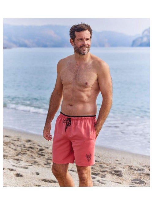 Lot de 2 Shorts de Bain Microfibre   - ATLAS FOR MEN - Kiabi
