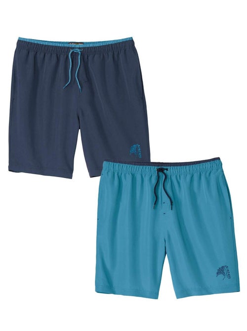 Lot de 2 Shorts de Bain Pacific Ray  - ATLAS FOR MEN - Kiabi