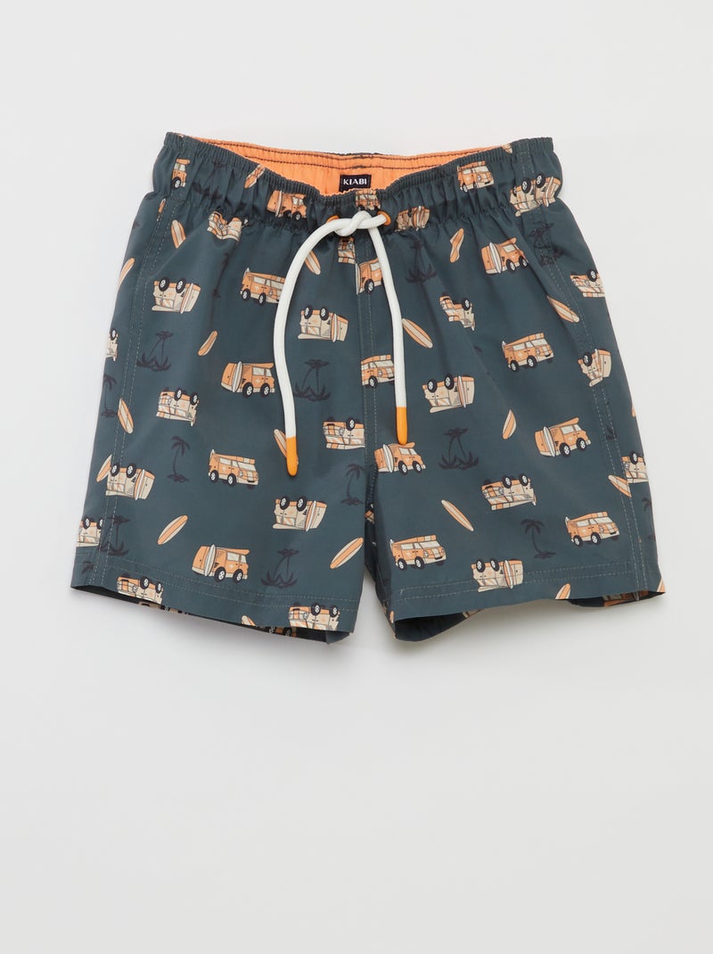 Lot de 2 shorts de bain VERT - Kiabi