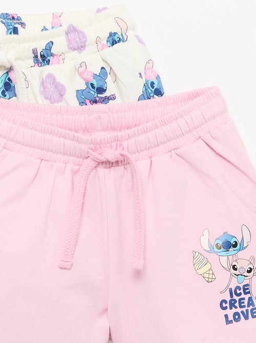 Lot de 2 shorts 'Disney' en molleton non gratté - Kiabi