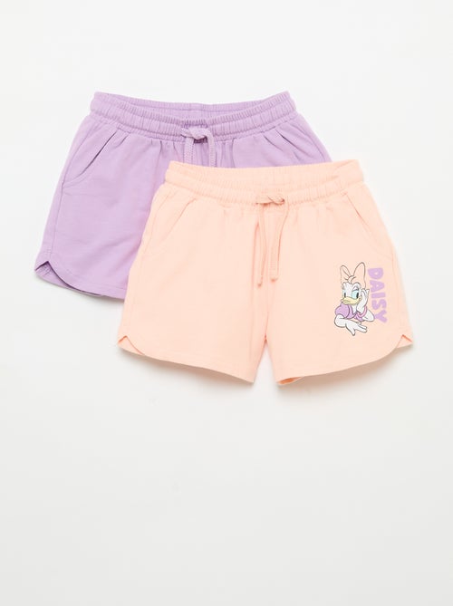 Lot de 2 shorts 'Disney' en molleton non gratté - Kiabi