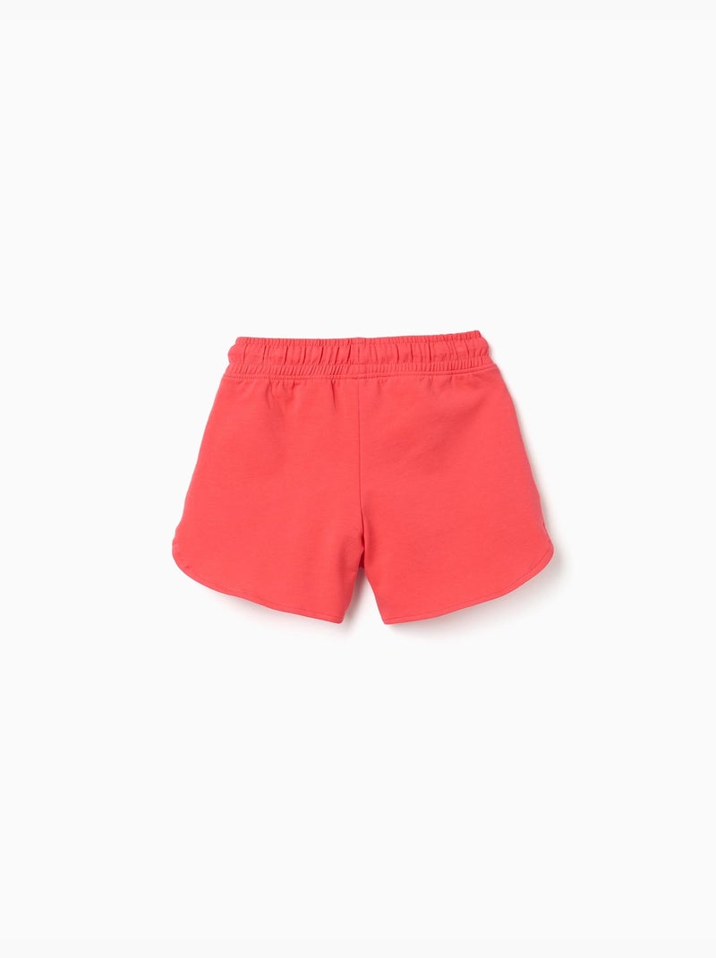 Lot de 2 shorts en coton avec cordon de serrage Rose - Kiabi