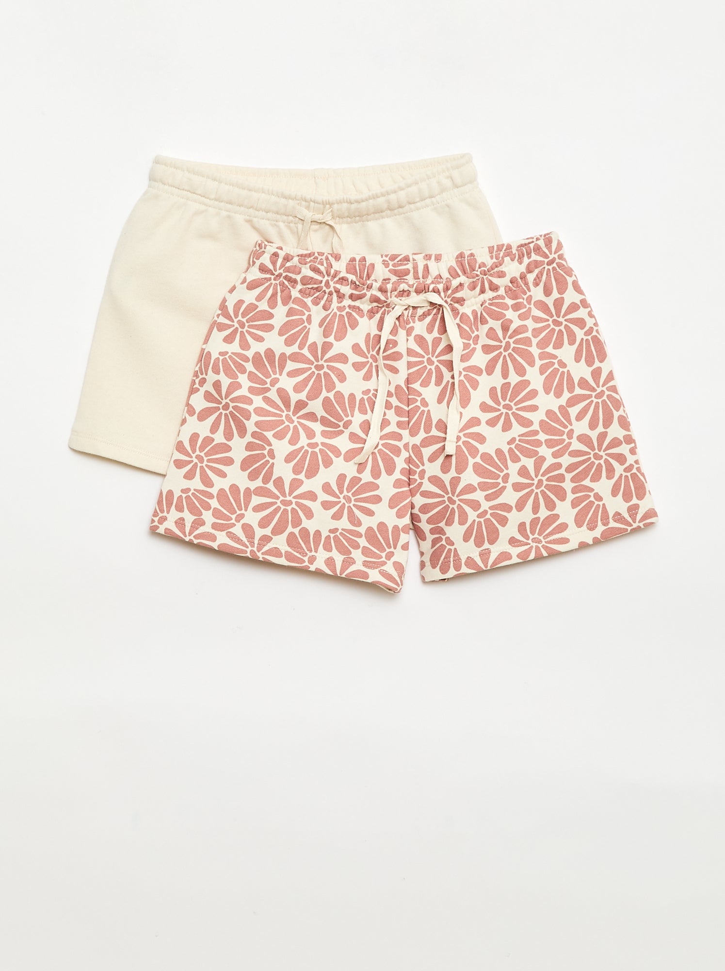 Lot de 2 shorts en coton