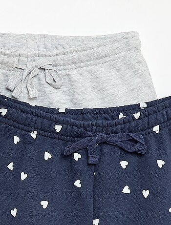 Lot de 2 shorts en coton