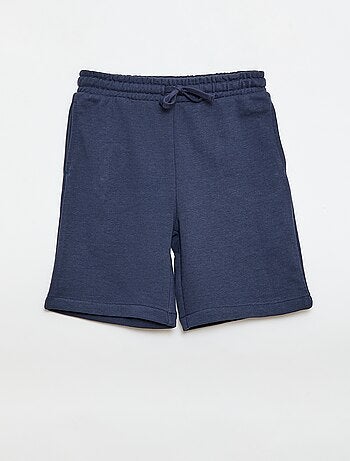 Lot de 2 shorts en coton uni