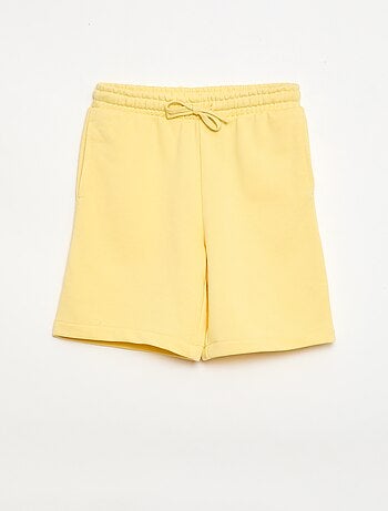 Lot de 2 shorts en coton uni