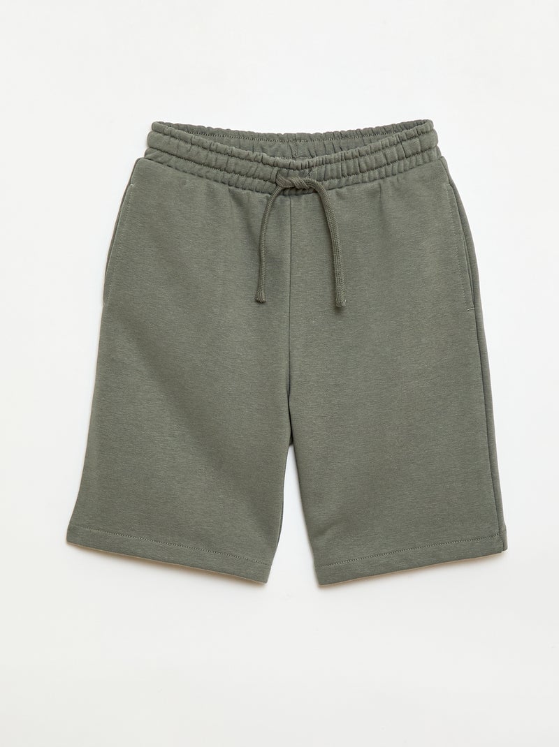 Lot de 2 shorts en coton uni Jaune - Kiabi