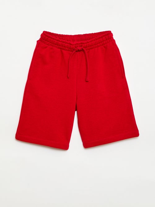 Lot de 2 shorts en coton uni - Kiabi