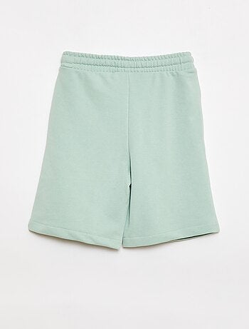 Lot de 2 shorts en coton uni