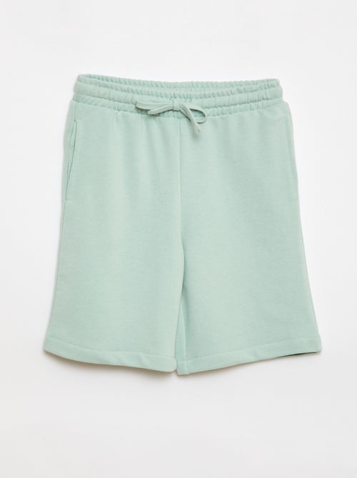 Lot de 2 shorts en coton uni - Kiabi