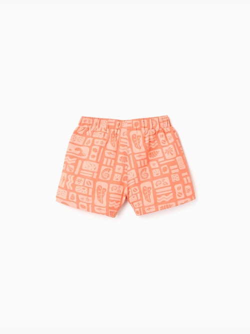 Lot de 2 shorts en coton unis et imprimés - Kiabi