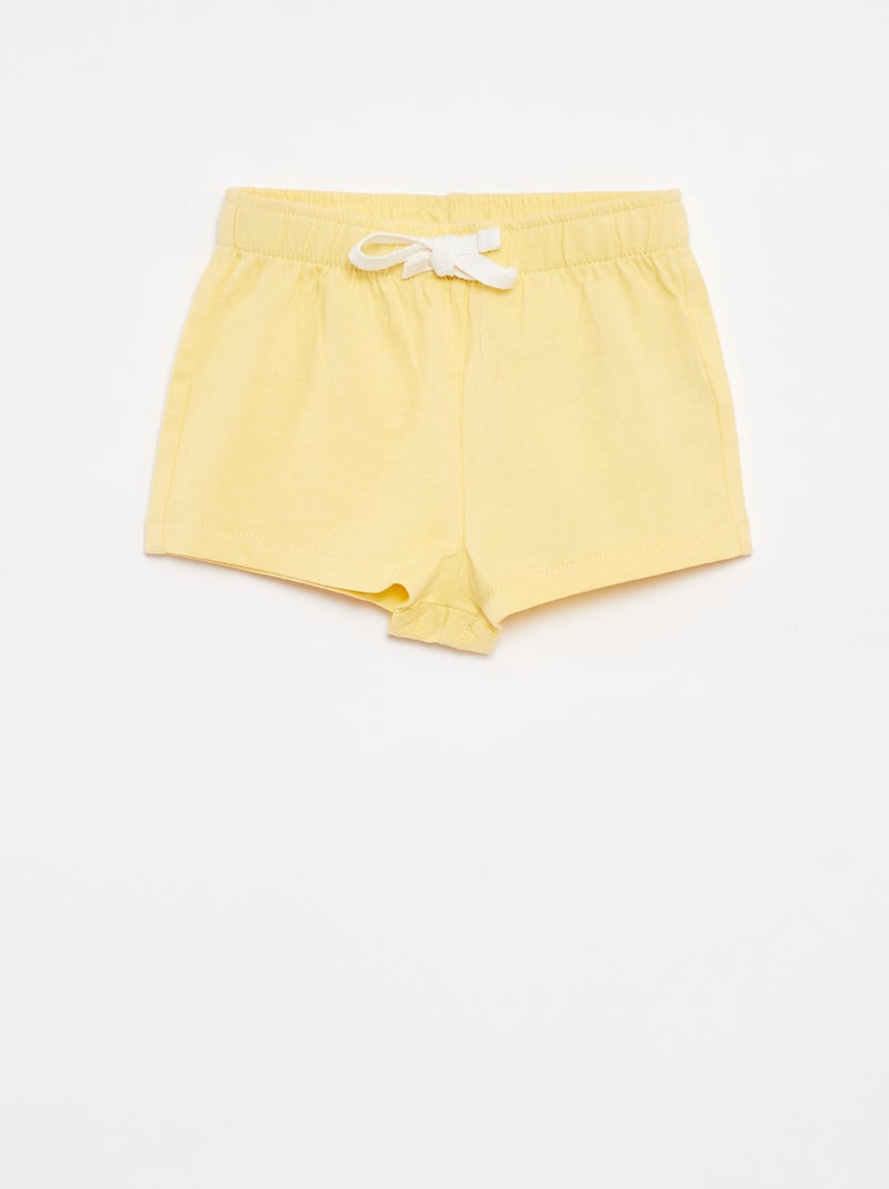 Lot de 2 Shorts en jersey - 2 pièces Blanc - Kiabi