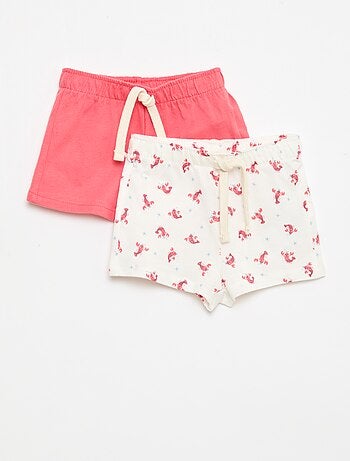Lot de 2 shorts en jersey