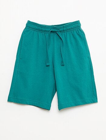 Lot de 2 shorts en jersey coton uni