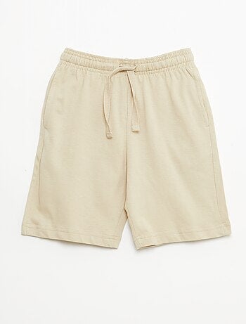 Lot de 2 shorts en jersey coton uni