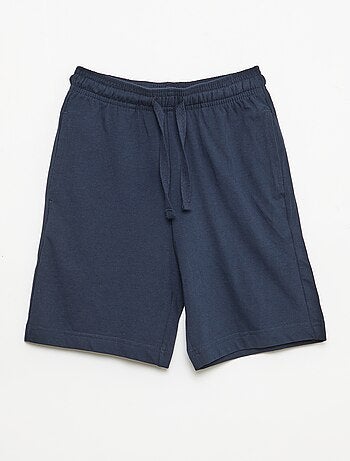 Lot de 2 shorts en jersey coton uni