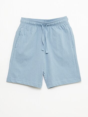 Lot de 2 shorts en jersey coton uni