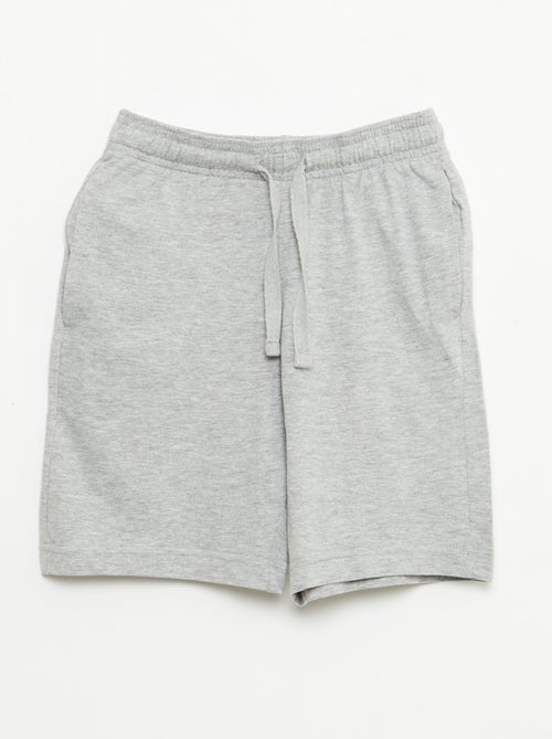 Lot de 2 shorts en jersey coton uni - Kiabi