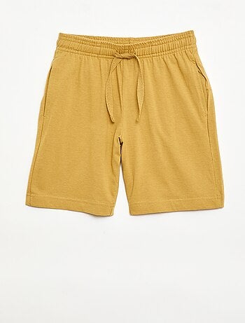 Lot de 2 shorts en jersey coton uni