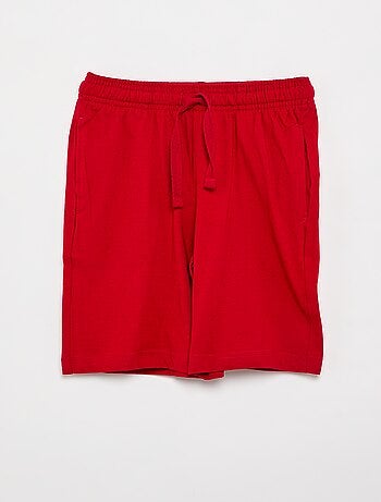 Lot de 2 shorts en jersey coton uni
